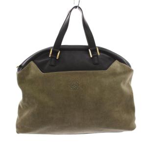 ヴィンテージ アナグラム ハンドバッグ カーキ ブラック