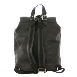 TUMI リュックサック オールレザー ワンカラー ブラック