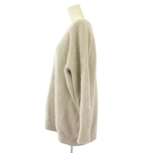 ANAYI ニット セーター 長袖 Vネック ストレッチ ウール カシミヤ混 38 グレー /BB