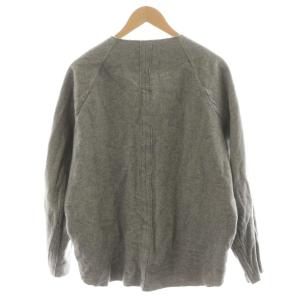 my beautiful landlet マイ ビューティフル ランドレット トワルブルゾン ジャケット ノーカラー カットオフ ウール 1 グレー WM06-BZ182062 /AN15