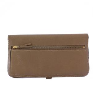 HERMES ドゴン 長財布 エトゥープ N刻印