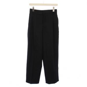 TUCK WIDE PANTS タックワイドパンツ スラックス ジップフライ ウール ワンカラー 無地