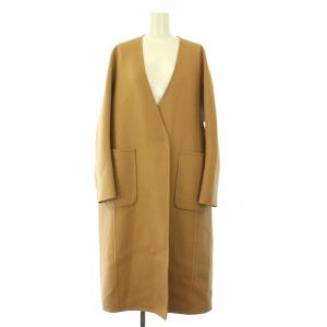 リバーノーカラーコート 36 ブラウン 6525-234-0651