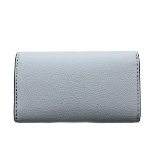 FURLA キーケース 三つ折り 4連 水色 ライトブルー /G