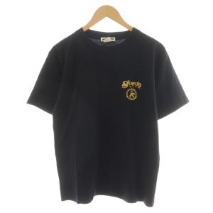 Tシャツ M ブラック イエロー