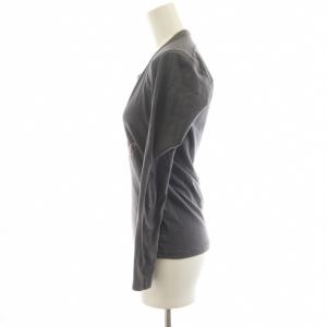 Hysterics Tシャツ カットソー 長袖 ロゴ ラメ F グレー 3CL-4990 /AN51