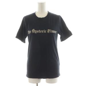 Tシャツ カットソー 半袖 ロゴ コットン F 黒 ブラック 2CT-9790 /AN41