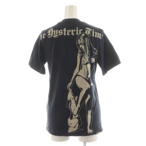HYSTERIC GLAMOUR Tシャツ カットソー 半袖 ロゴ コットン F 黒 ブラック 2CT-9790 /AN41