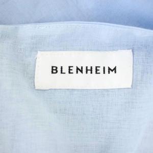 BLENHEIM ノースリーブ ワンピース U945-025 ロング フレアスカート M 水色 ライトブルー /G