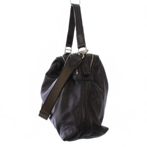 aniary ショルダーバッグ ハンドバッグ 2WAY レザー 黒 /BM