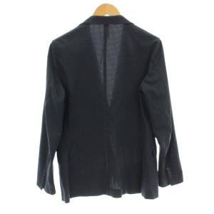 MACKINTOSH LONDON シングルスーツ セットアップ 上下 テーラードジャケット パンツ ジップフライ 38 W78 紺 ネイビー