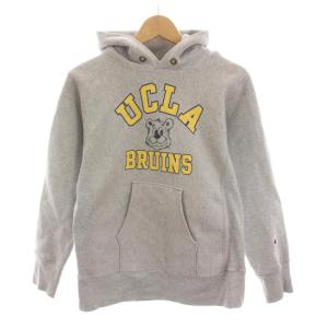 UCLA REVERSE WEAVE プルオーバー パーカー M グレー