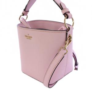 kate spade new york 2WAY ハンドバッグ ワンハンドル ショルダーバッグ レザー ロゴ ワンカラー ピンク /BB