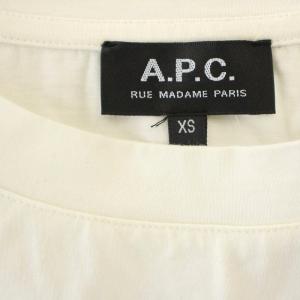 A.P.C. ロゴプリント Tシャツ 半袖 XS 白 ホワイト 24234-1-97041 /G