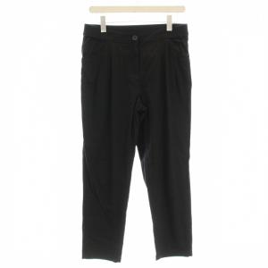 クロップド テーパードパンツ FF-0504091 ナイロン混 パンツ 13 黒 ブラック /G