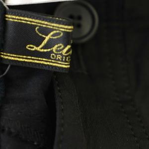 Leilian クロップド テーパードパンツ FF-0504091 ナイロン混 パンツ 13 黒 ブラック /G