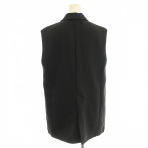 NOBLE ノースリーブジャケット 23-010-240-1030 ベスト ジレ テーラード ダブル 38 黒 ブラック