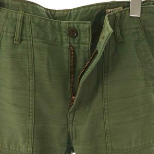orSlow パンツ スラックス テーパード ジッパーフライ コットン S カーキ /NR