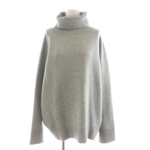 23AW Aries タートルネックプルオーバー ニット セーター 長袖 ウール グレー 23080500805030