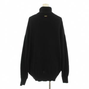 MUSE de Deuxieme Classe 23AW JUSPER タートルネックプルオーバー ニット セーター 長袖 ウール カシミヤ混 黒 ブラック