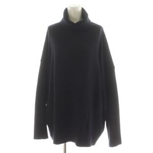 23AW Aries タートルネックプルオーバー ニット セーター 長袖 ウール 黒 ブラック 23080500805030