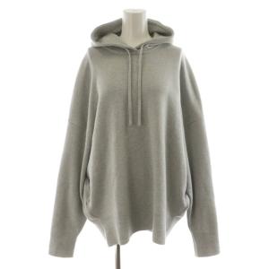 24SS smooth TOP HOODY パーカー プルオーバー コットン グレー 24080500414010