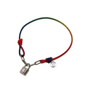 LOUIS VUITTON シルバー･ロックイット ヴァージル･アブロー レインボー ブレスレット Q05269