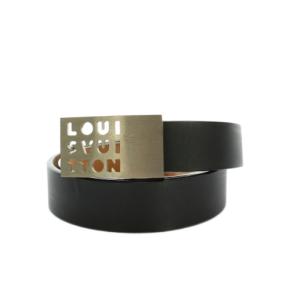 サンチュールLST レザー ベルト 85/34 ブラック M6809