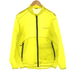 U.L.ストレッチウインドジャケット ブルゾン ジャンパー ナイロン ジップアップ XL 黄色 イエロー