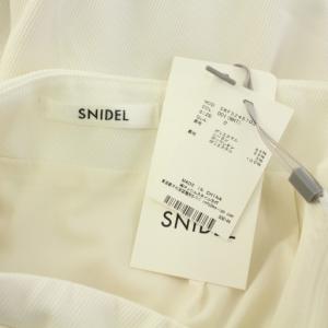 SNIDEL 24AW ラップタックスカート 巻き フレア マキシ ロング 0 白 ホワイト SWFS245108 /BB
