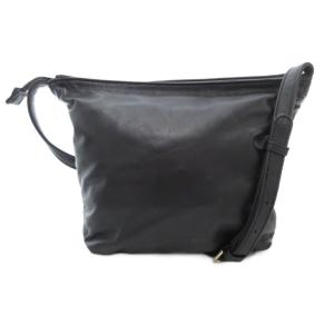 ショルダーバッグ ロゴ 黒 ブラック /AE