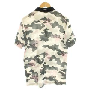 MARK&LONA 21SS Affection Polo ポロシャツカットソー 鹿の子 半袖 カモフラ 迷彩柄 スカルプリント