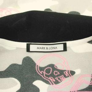 MARK&LONA 21SS Affection Polo ポロシャツカットソー 鹿の子 半袖 カモフラ 迷彩柄 スカルプリント