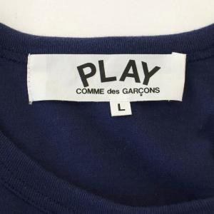 PLAY Comme des Garçons AD2022 Tシャツ 半袖 L ネイビー 紺 ハートロゴ AZ-T184 /G