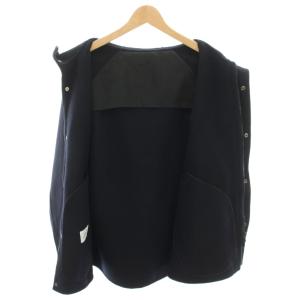 lucien pellat finet フーデッドジャケット スカル 刺繍 ラインストーン M ネイビー YMP-1320HSP