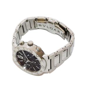 BVLGARI 腕時計 自動巻 シルバーダイヤル SS クロノグラフ シルバーカラー BB38SSCH