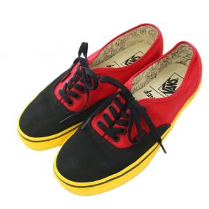VANS Disney ミッキーマウス Authentic オーセンティック ローカットスニーカー シューズ キャンバス