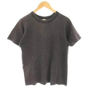 Tシャツ カットソー ラグランスリーブ 半袖 S チャコールグレー /HN
