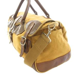 WAREHOUSE LEATHER＆CANVAS BOSTON BAG