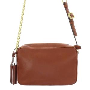 COACH ショルダーバッグ レザー チェーンショルダー 茶 ブラウン 25362 /G