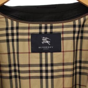 BURBERRY LONDON トレンチコート ノバチェック ブラック BJB76-776-09