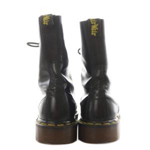 Dr.Martens 10ホール ショートブーツ レースアップ レザー 24.0cm 黒 ブラック /AN7