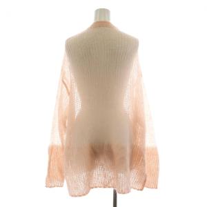 STUNNING LURE モヘヤニットルーズカーディガン 長袖 メッシュ S ピンク 112090272300 /AN60