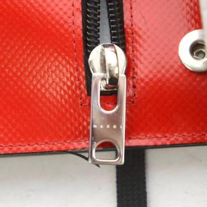 MARNI トライベッカ TRIBECA ショルダーバッグ ポシェット バイカラー PVC グレー 赤 レッド SBMQ0036A0