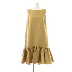 ワンピース ひざ丈 36 ベージュ /ES