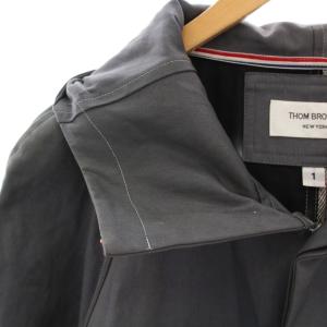 THOM BROWNE マウンテンパーカー フーディー ジャケット ジップアップ 1 グレー 01101C4004 /YM