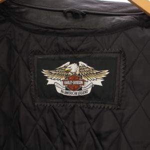 HARLEY DAVIDSON ライダース レザージャケット L ブラック