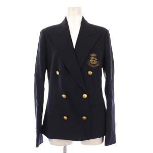 ダブルブレステッドブレザー 金ボタン 0