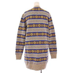 POLO RALPH LAUREN Jacquard pattern cardigan ジャガード柄カーディガン ニット 長袖 Vネック オーバーサイズ