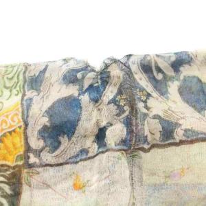 Faliero Sarti ストール マフラー 総柄 シルク混 マルチカラー /YM